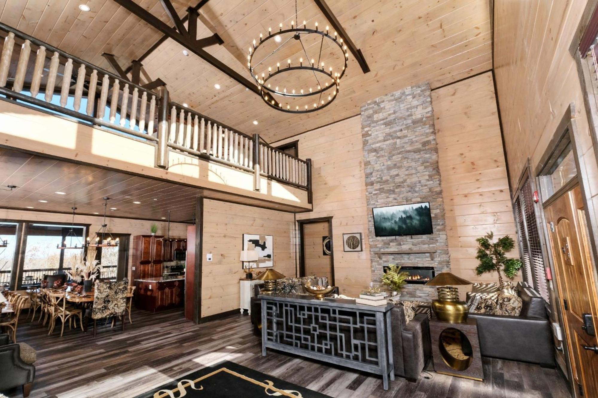 Swim And Gym Mansion Villa Pigeon Forge Exteriör bild