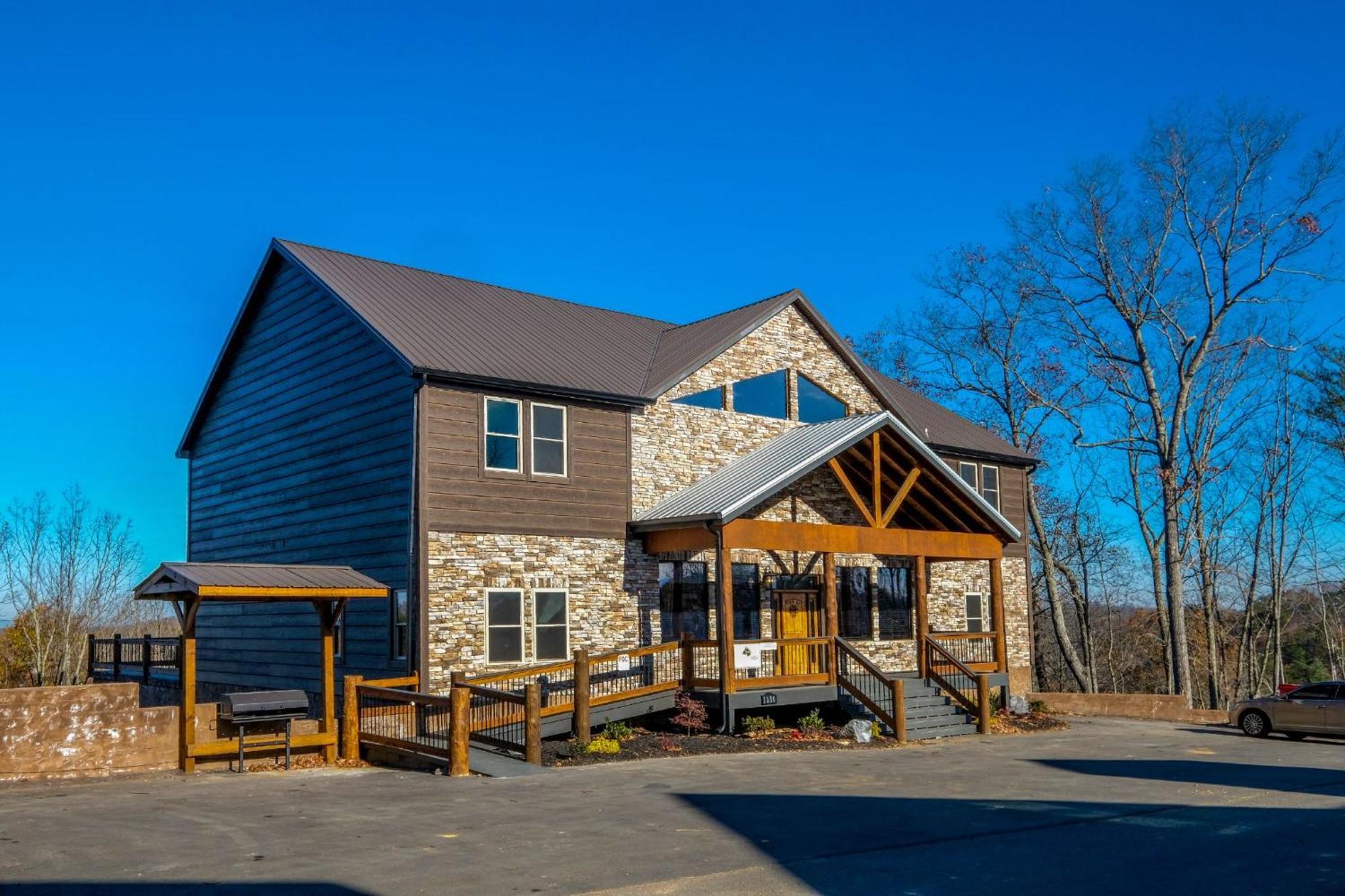 Swim And Gym Mansion Villa Pigeon Forge Exteriör bild