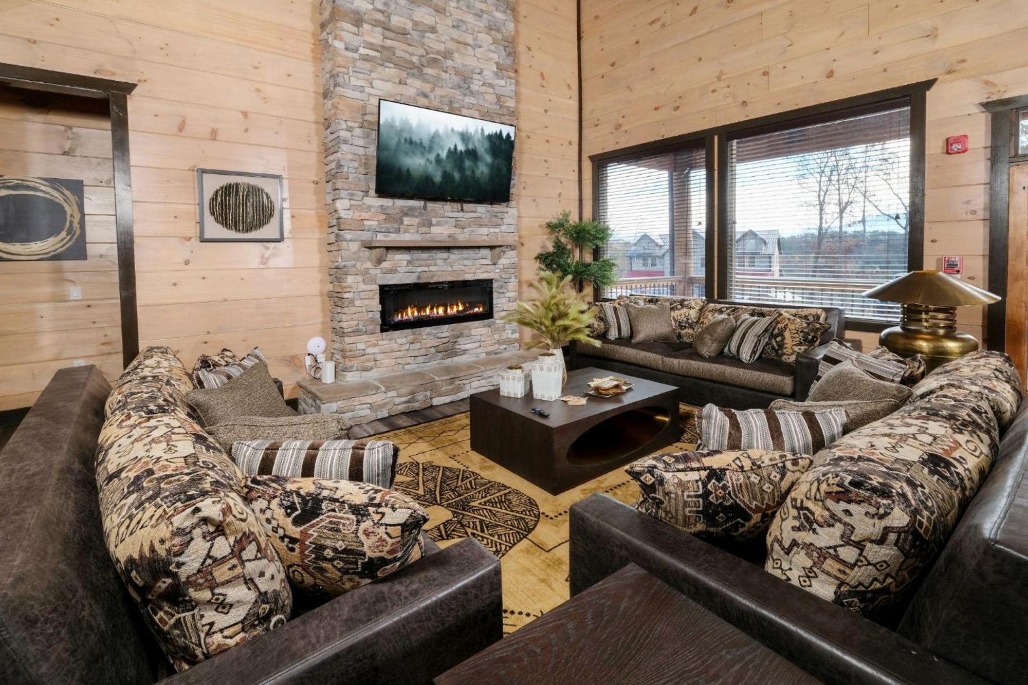 Swim And Gym Mansion Villa Pigeon Forge Exteriör bild